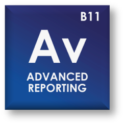 periodic table icon of advanced reporting