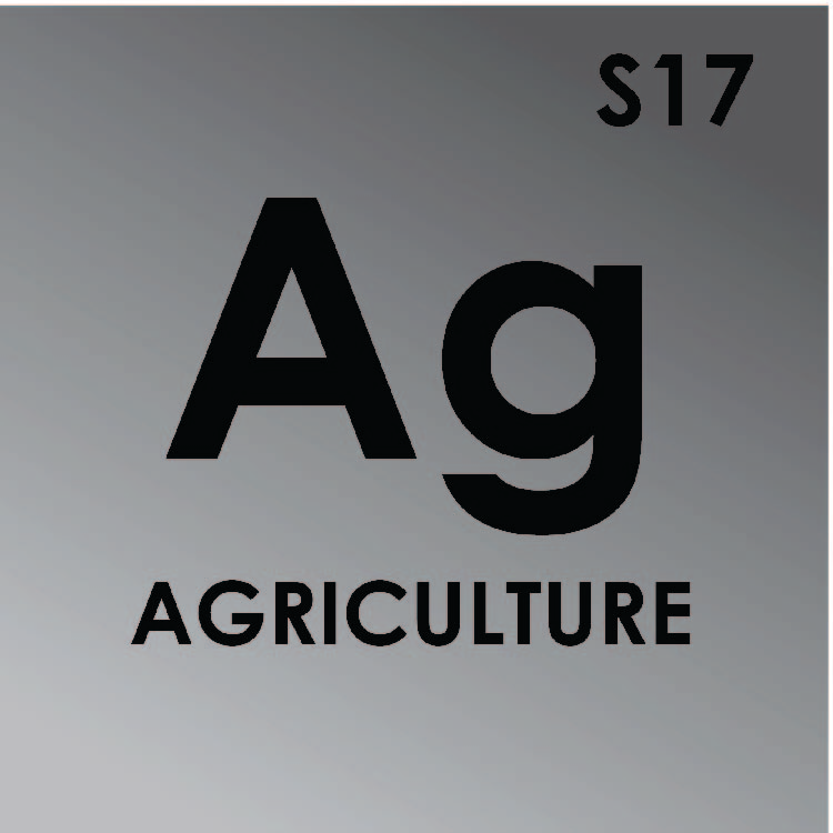 periodic table icon of agriculture