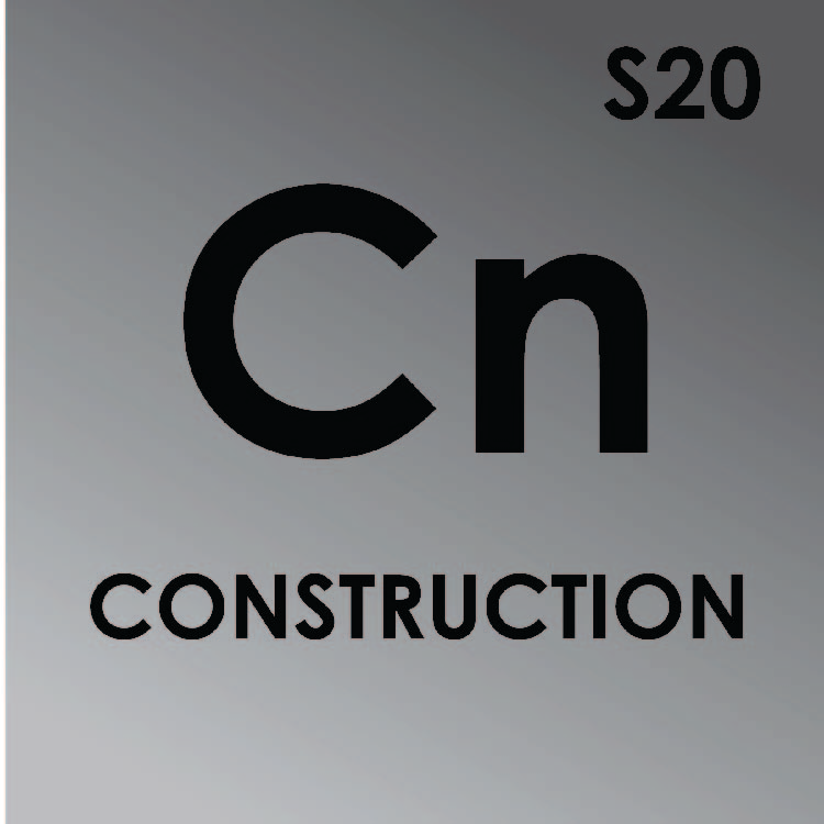 periodic table icon of construction