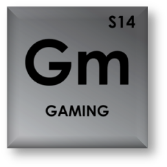 periodic table icon of gaming