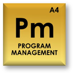periodic table icon of program management
