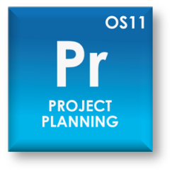 periodic table icon of reporting of project planning