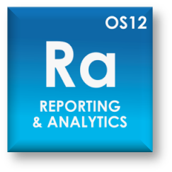periodic table icon of reporting & analytics