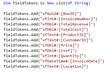 Field Token Setup