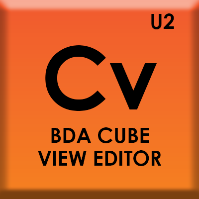 periodic table icon of bda cube view editor