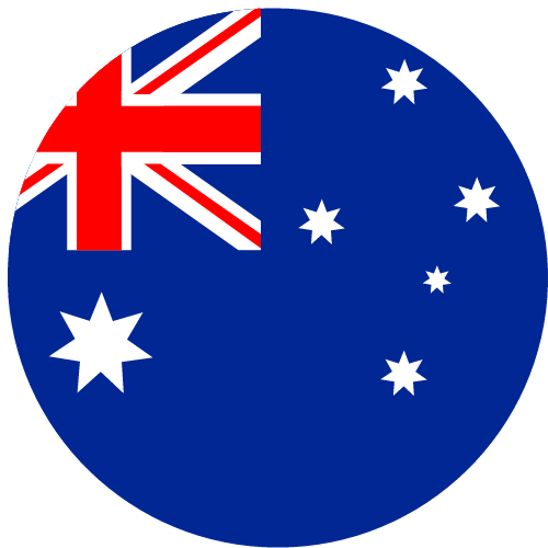 australian flag circular image