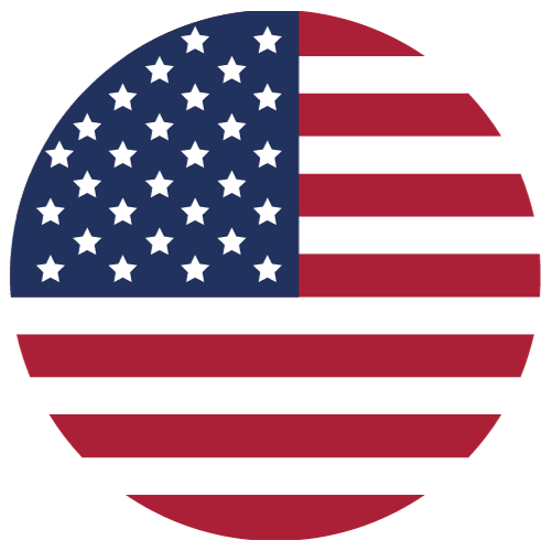 circular american flag