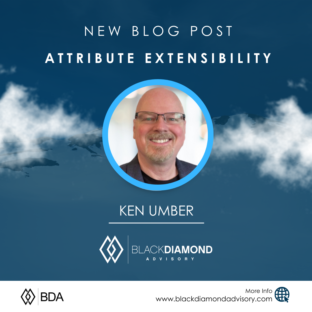 ken umber headshot on snowy mountain background with title new blog post attribute extensibility