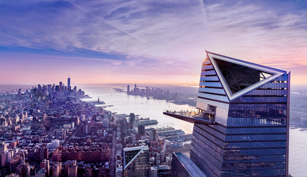 edge venue in nyc at sunset
